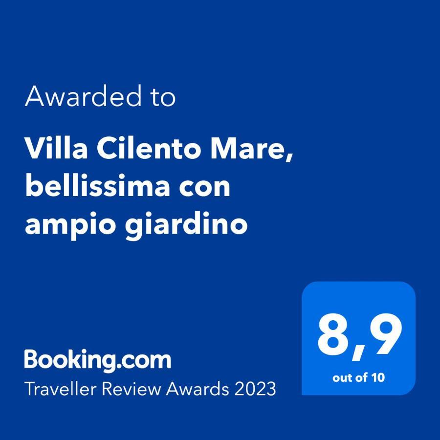 Villa Cilento Mare, Bellissima Con Ampio Giardino カピテッロ エクステリア 写真